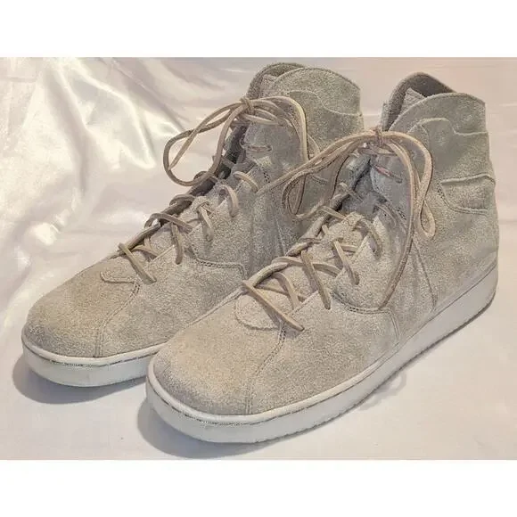 NIKE Mens Air Jordan WESTBROOK 0.2 High Top Sneakers Shoes Size 11 Khaki Suede - Picture 2 of 9